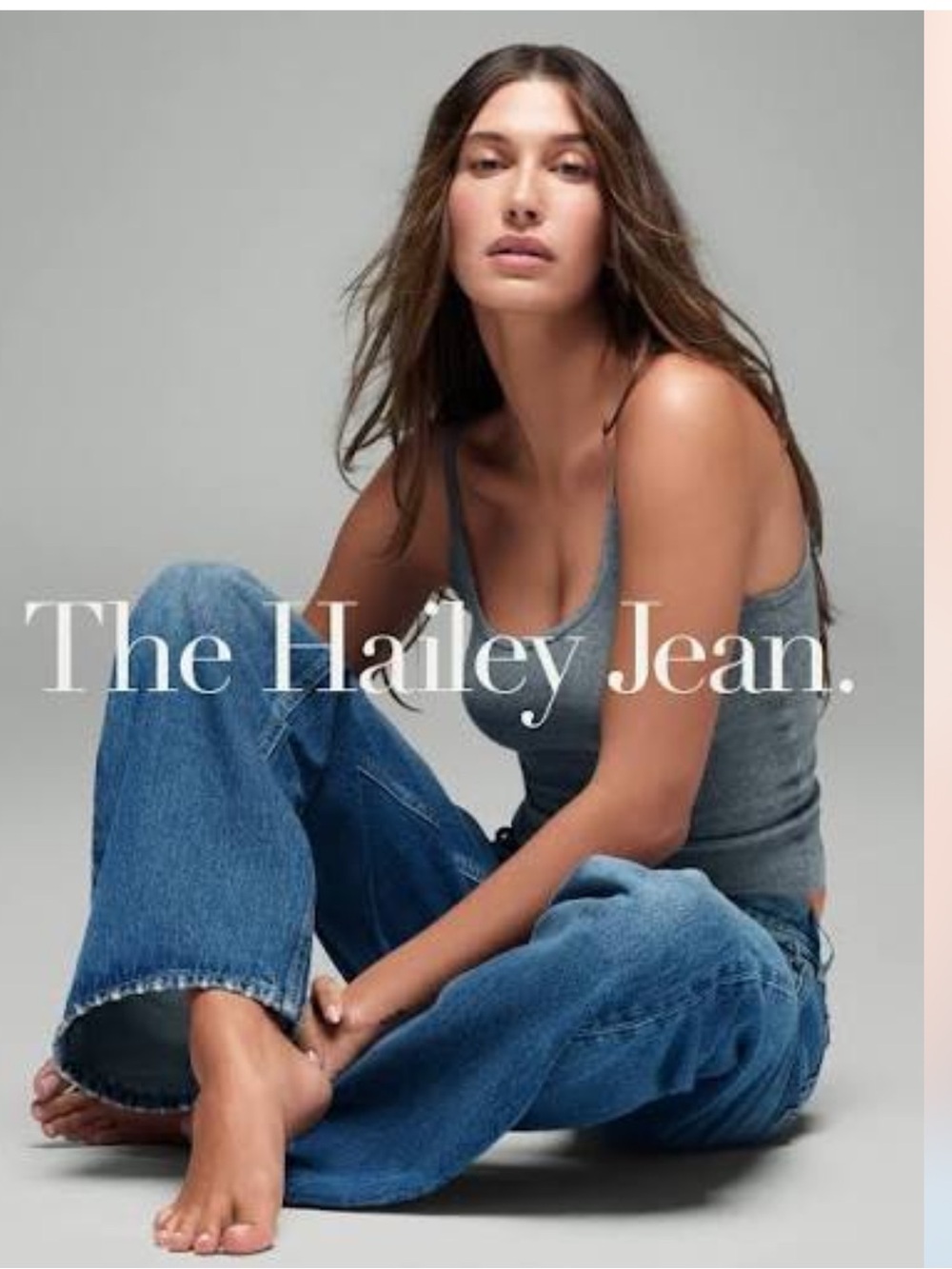 Gap x Hailey 90s low rise loose size 10/30 light indigo